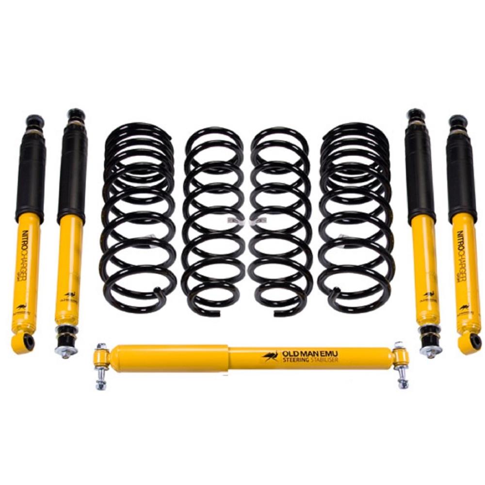 Комплект подвески Old Man Emu OME Toyota Land Cruiser 80/105 амортизаторы Nitrocharger Sport нагрузка до 200 кг лифт 75 мм